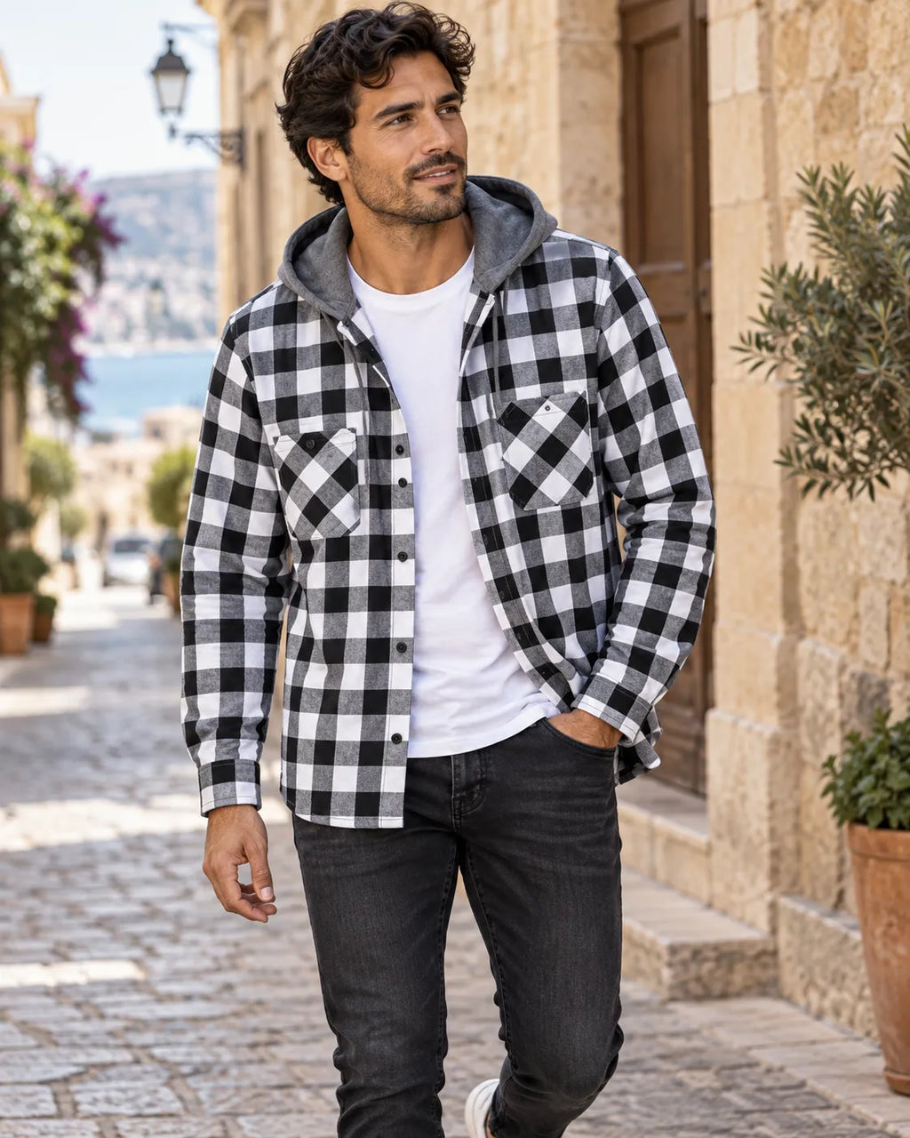 Camicia con Cappuccio Dakota