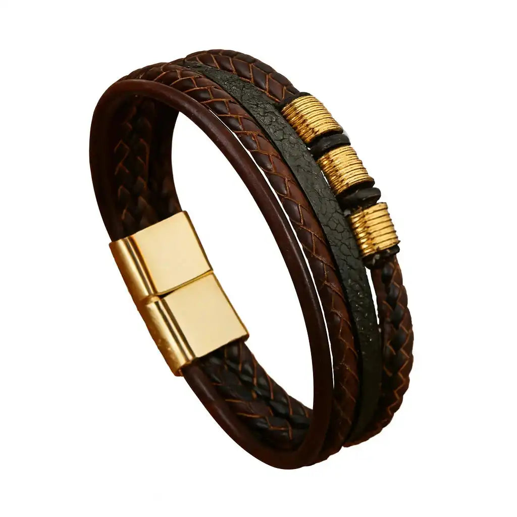 
                  Bracelet en cuir Apex
                