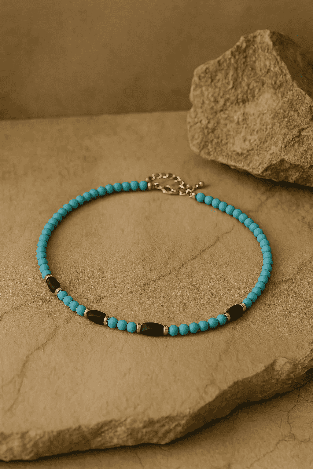 Collier Sienna en pierre