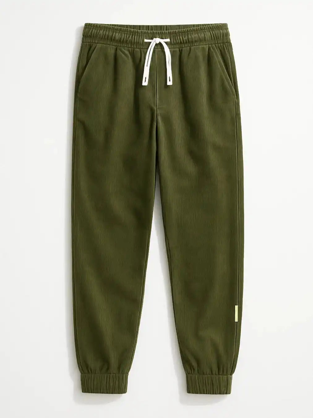 Pantalon en velours côtelé basalte