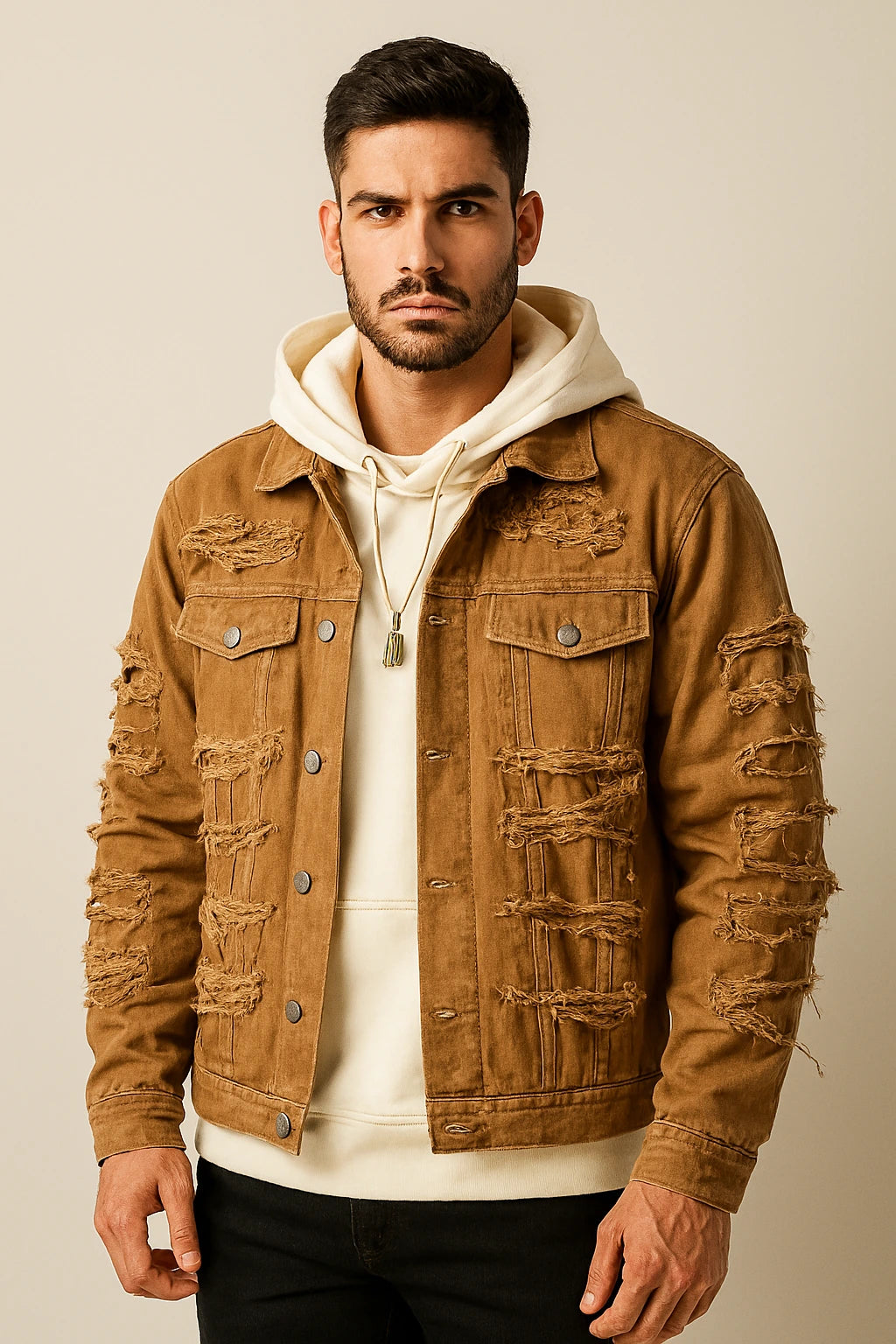 Urban Fringe Jacket – Crafted for Street Expression