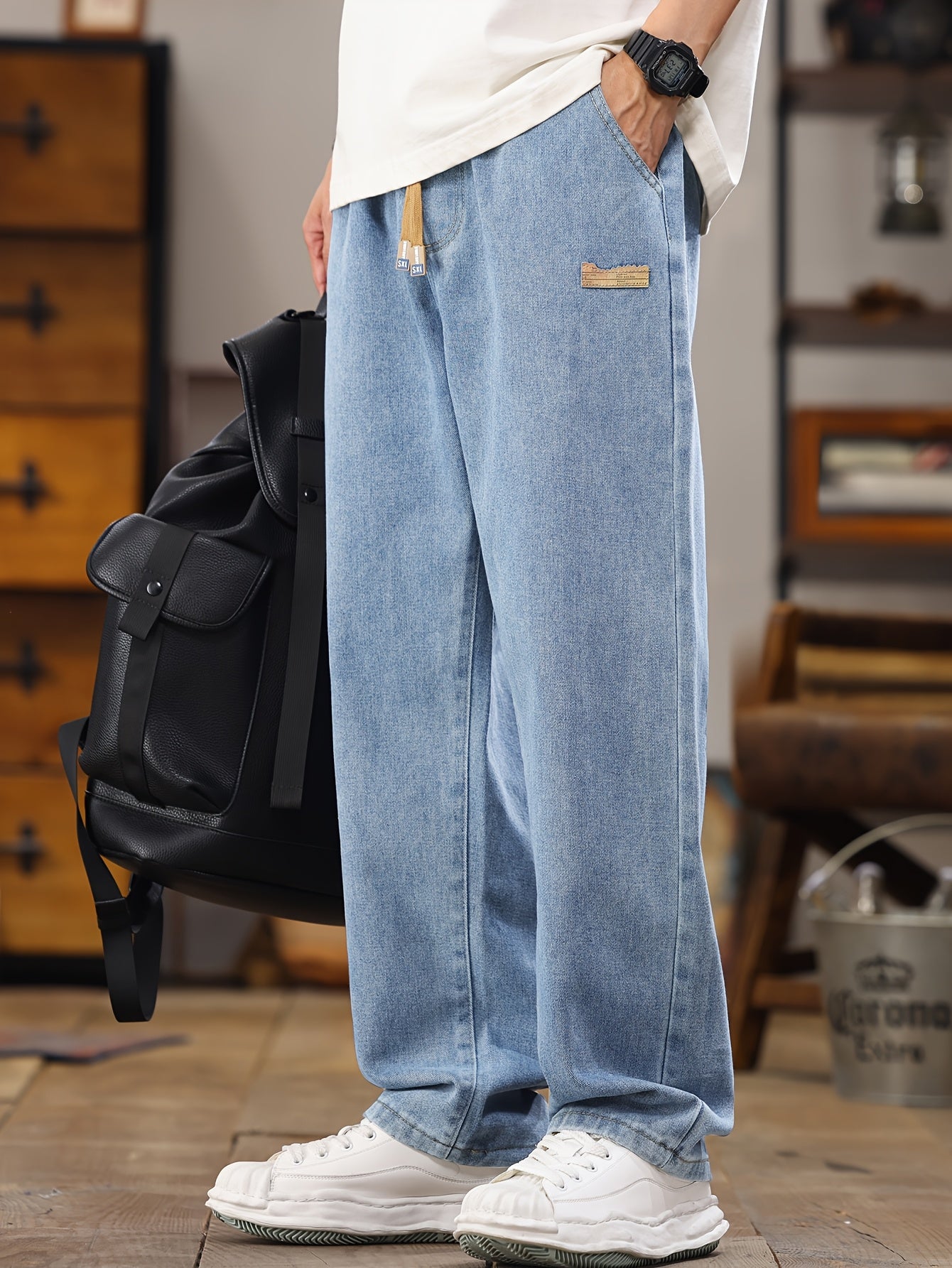 
                  Pantalon en denim ComfortDraw
                