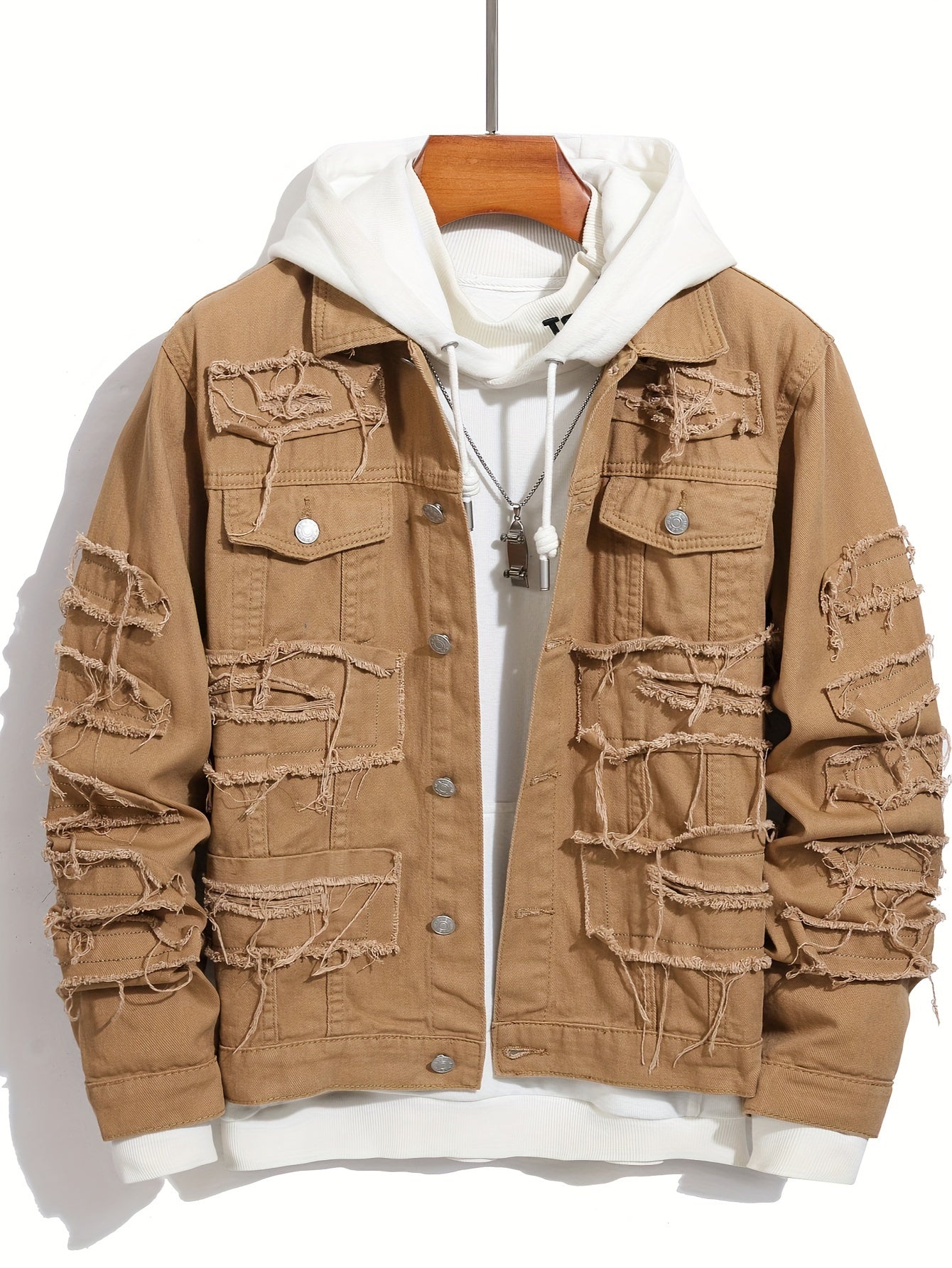 
                  Veste à franges urbaines – Conçue pour l'expression de la rue
                